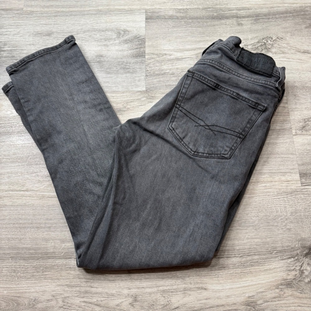 Levi Strauss Signature Slim Fit‎ Men's Charcoal Grey Jeans W32 L30
